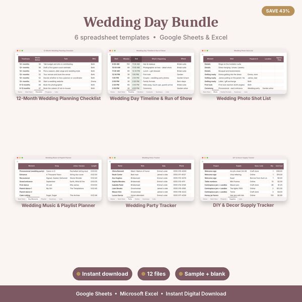 Wedding Day Bundle