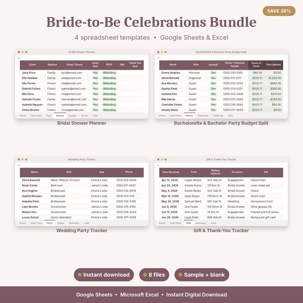 Bride-to-Be Celebrations Bundle
