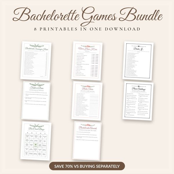 Bachelorette Games Bundle
