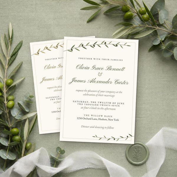 Olive Branch Invitation
