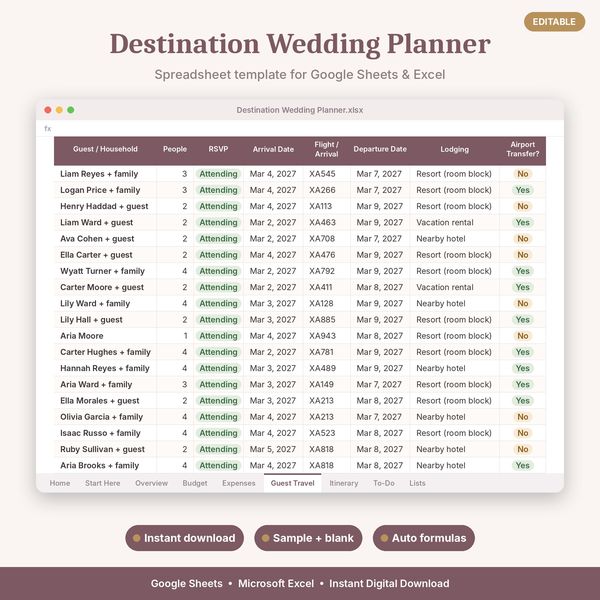 Destination Wedding Planner