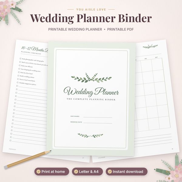 Wedding Planner Binder
